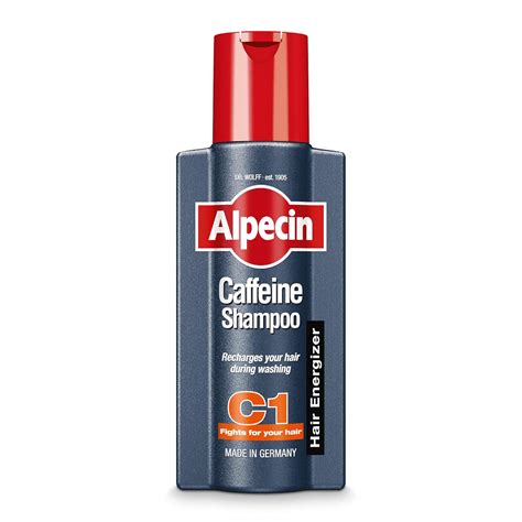 Alpecin Caffeine Shampoo C1 250ml - Strengthens Natural Hair Growth and ...