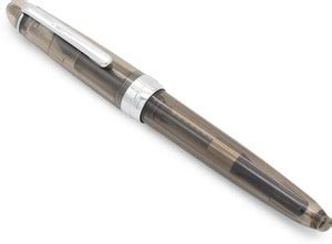 Buzz Cool Black Transparent Plastic Body Silver Clip Fountain Ink Pen ...