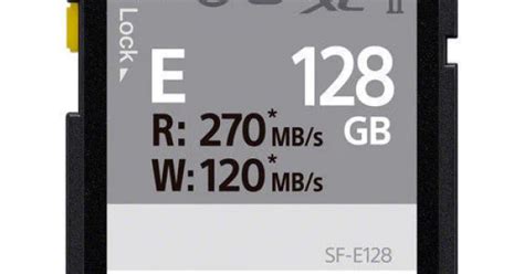 Buy Sony 128GB SF-E Tough Series UHS-II SDXC Memory Card in India at ...