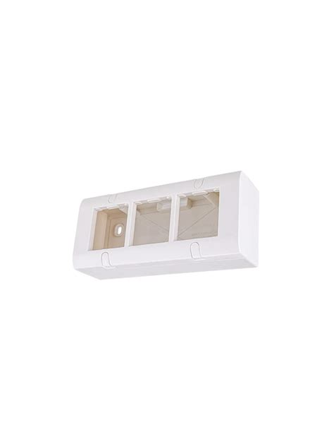 Modular Surface Box White | Module Switch Plates | Cover Plate | 6 ...