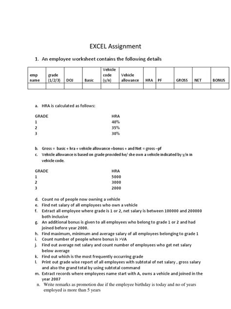 Image result for Excel Assignment 2