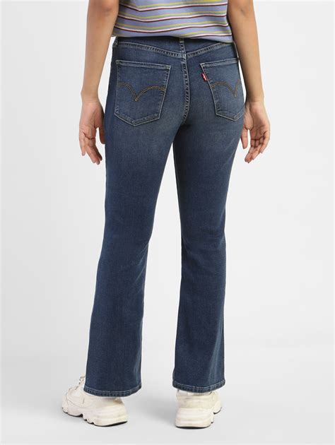 Women's 725 Blue Bootcut Fit High Rise Jeans – Levis India Store