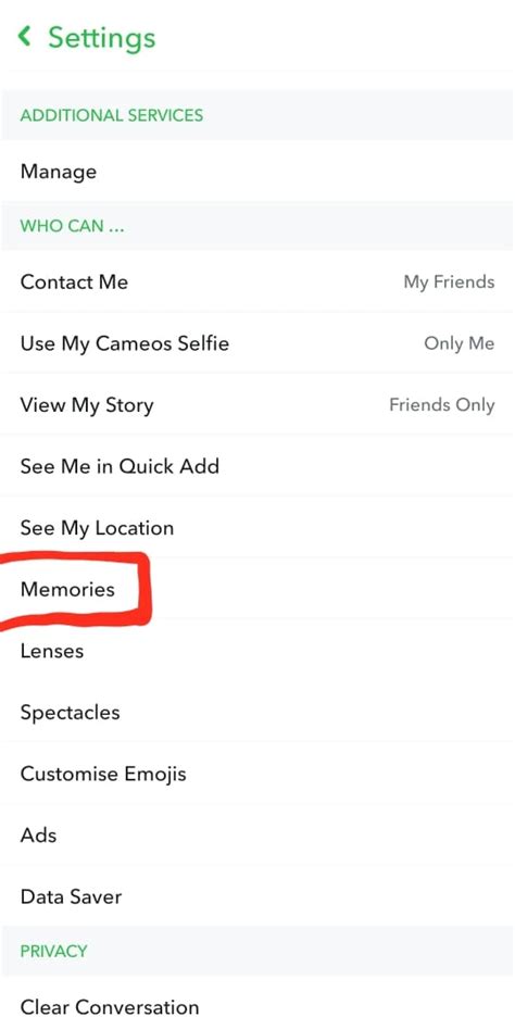 Image result for Snapchat Memory