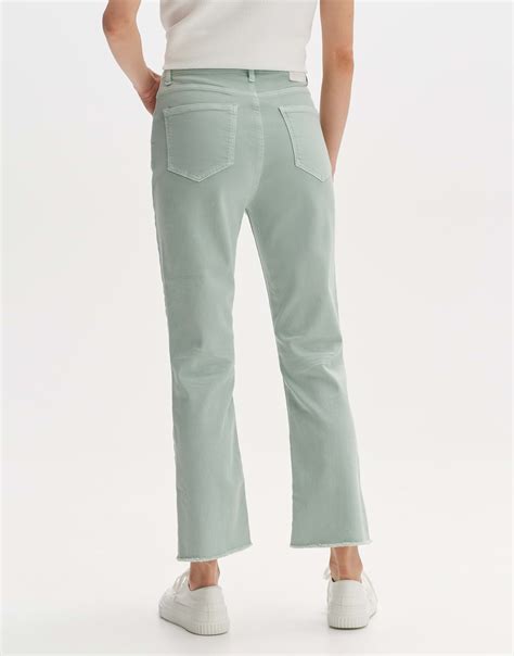 Kick Flared Jeans Eboni grün online bestellen | OPUS Online Shop