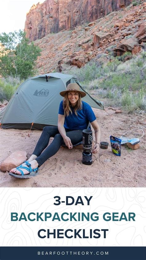 My 3-Day Backpacking Checklist (with PDF)