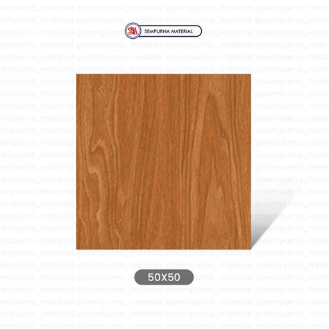Jual Keramik UNO Willow Brown Matte - 50x50 | Shopee Indonesia