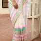 Buy White Cotton Saree Online – RODDUR