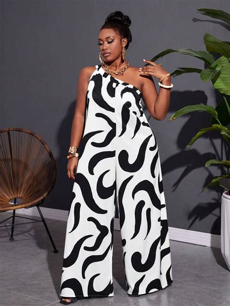 Slaydiva Plus Size Asymmetrical Neck Vacation Casual Women's Sleeveless ...