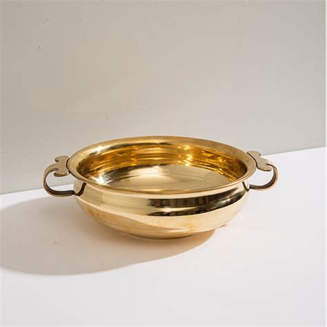 Traditional Kerala Brass Decorative Lightweight Brass Uruli | Varpu De ...