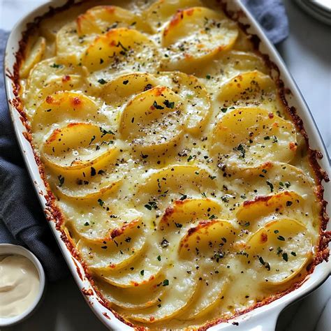 Classic Potatoes Au Gratin Recipe with Cheese - Recipes by Clare