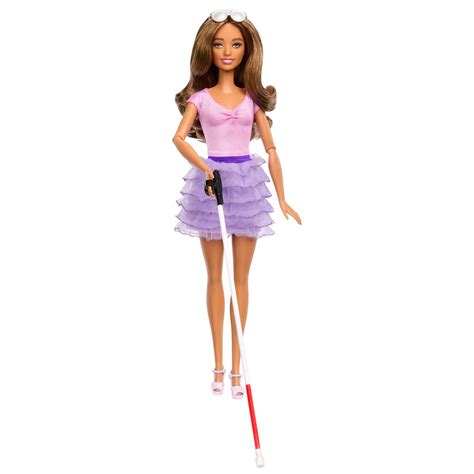 Barbie Fashionistas Doll #228, First-Ever Blind Doll Wearing Pink Top ...
