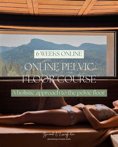 Online Pelvic Floor Course: 6 weeks starting January 31st 2024 7.30-8 ...