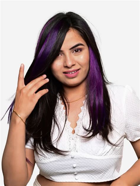 Ruby Wine Streaks - Best Coloured Hair Extensions Brand in India