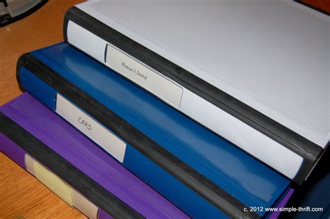 Image result for Binder Filing System
