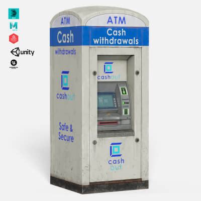 Free Standing ATM Machine 的图像结果