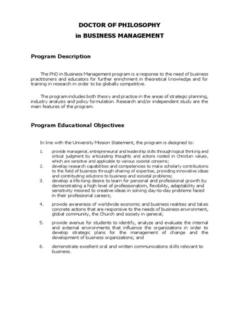 Image result for PhD Management Programs