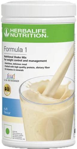 Herbalife Formula 1 Nutrition Shake Mix Kulfi Flavor 500 g : Amazon.in ...