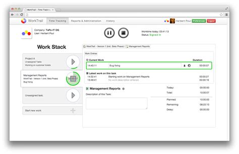 Web-Based Time Tracking 的图像结果