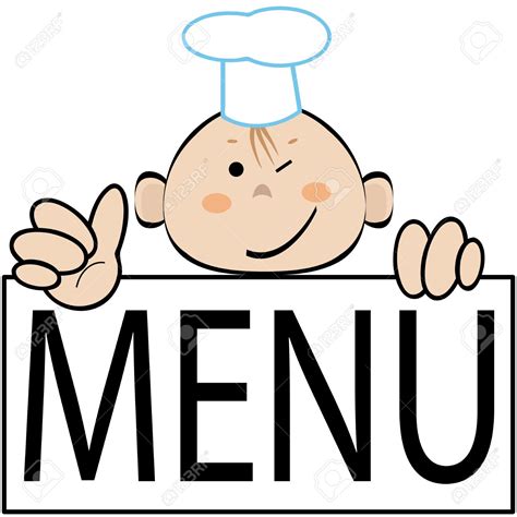 Clipart Restaurant Menu
