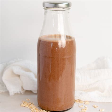 Homemade Cocoa Oat Milk