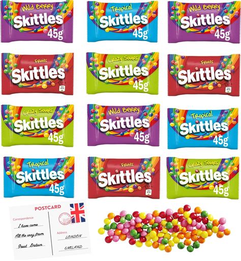Amazon.com : Skittles Original Flavors Fun Size Packet Bulk Box (Pack ...