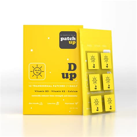 PATCH UP - D Up | Vitamin D patches | Skin-friendly | Improves immunity ...