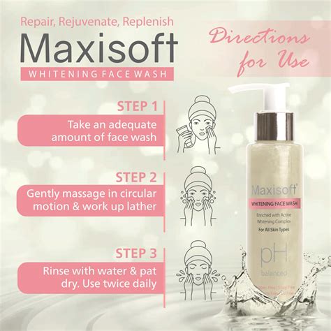 Buy MAXISOFT WHITENING FACE WASH (100 ML - PACK OF 3) Online & Get Upto ...