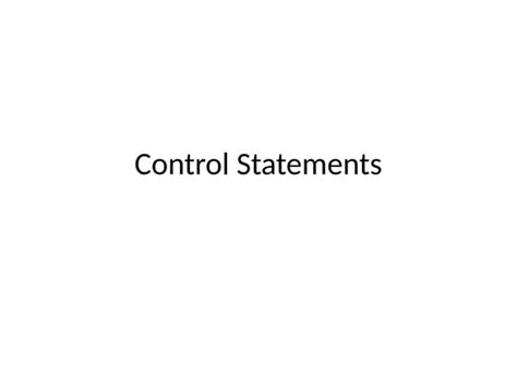 Image result for Control Statements in Python Presentation