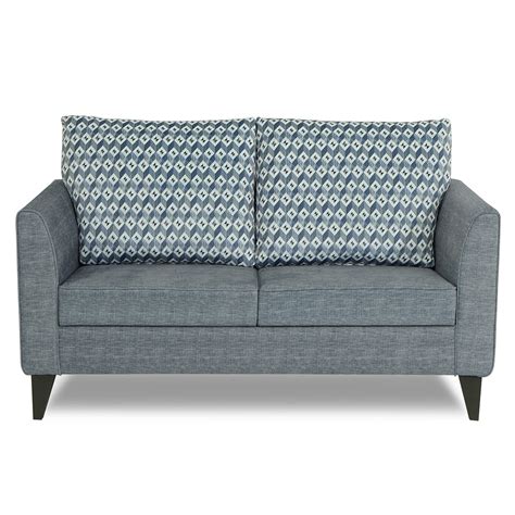 Adorn India Tornado Bricks (3 Years Warranty) 2 Seater Sofa (Grey) Mod