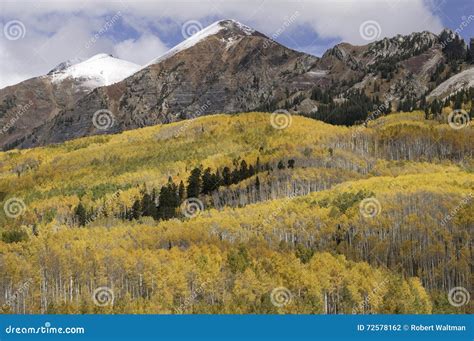 Ruby Mountain Range by Kebler Pass Colorado Stock Photo - Image of ...