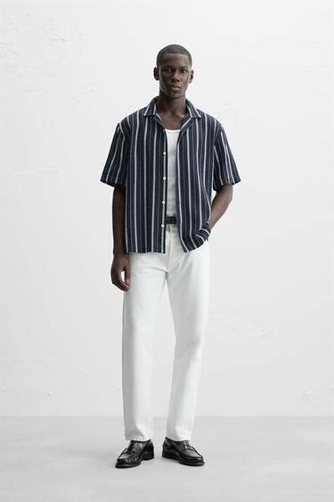 Men's Striped Shirts | Explore our New Arrivals | ZARA India