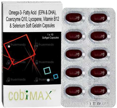Cobimax Soft Gelatin Capsule 10 - Uses, Side Effects, Dosage, Price ...