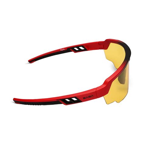 RAPTOR MATTE RED/BLACK FRAME LENS NIGHT VISION – sasaeyewear