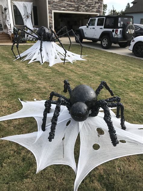 Outdoor Halloween Decorations Spider at Callum Melvin blog