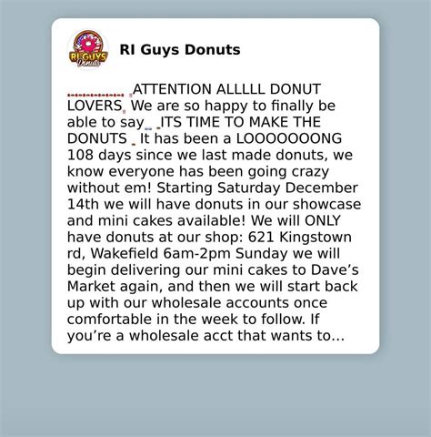 RI Guys Donuts (@riguysdonuts) • Instagram photos and videos