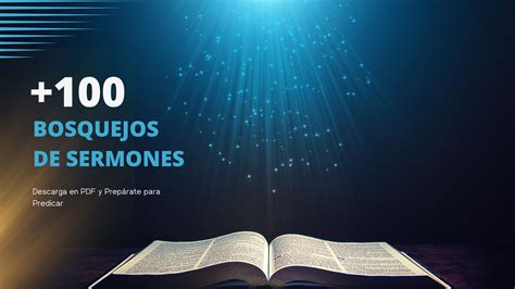 +100 bosquejos de Sermones bíblicos: Descarga en PDF y Prepárate para ...