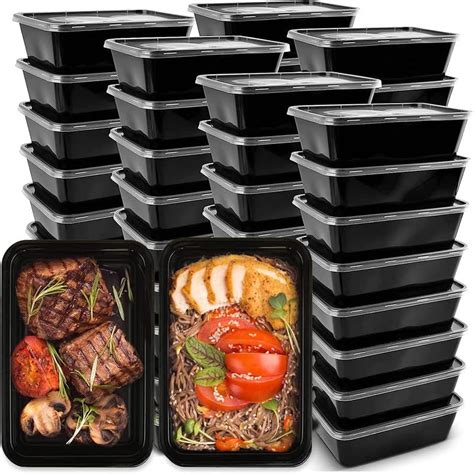 Buy TABLECARE Pack of 15 Pack (750 ML) Disposable Meal Prep Container ...