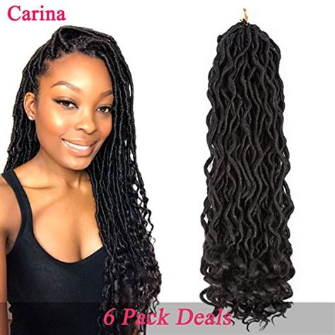 Goddess Locs Crochet Hair With Curly Ends Wavy Faux Locs | Desertcart INDIA