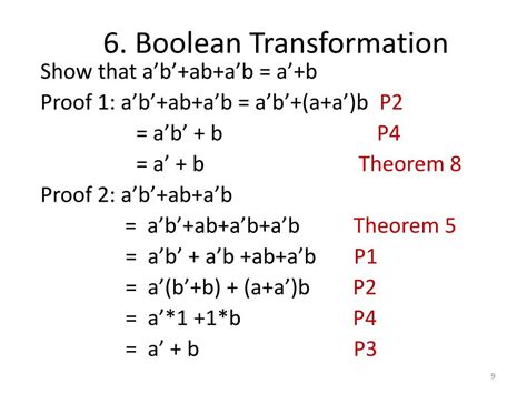 Image result for Boolean Proofs