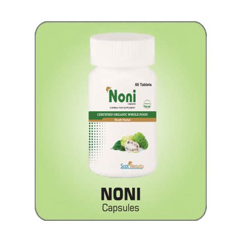 NONI (A HERBAL FOOD SUPPLEMENT) Tablets Pharma Drugs Chemicals
