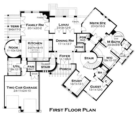 Tuscan House Floor Plans