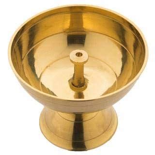 Neoteric Indian Classic Traditional Small Nandha Vilakku Oval Brass ...