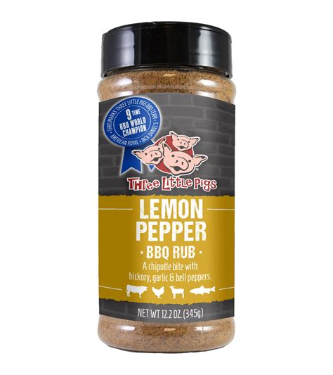 Three Little Pigs Lemon Pepper BBQ Rub | BBQ Spot
