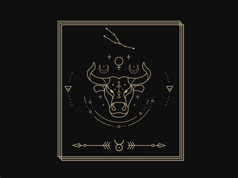Taurus zodiac sign by plan_b_studio on Dribbble