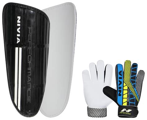 Buy Nivia Web Football Goal Keep Gloves (Large) - Rubber, Multicolor ...
