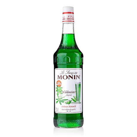 Monin woodruff syrup 1:8, vegan, 750 ml, Bottle | GOURMET VERSAND ...