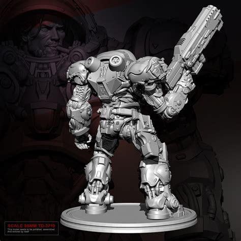 76mm StarCraft Human Soldier Unpainted Model Kits India | Ubuy