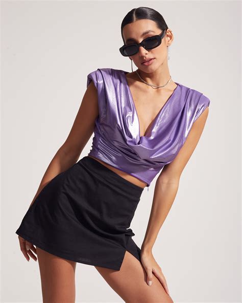 Conjunto Malha Cirre Monize Roxo | Talgui