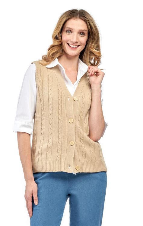 Turtle Bay Women's Lightweight Long Button-Up Cable Cardigan Sweater ...