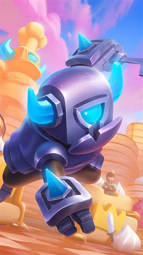 Mini p.e.k.k.a | Easy drawings, Clash royale wallpaper, Easy animal ...